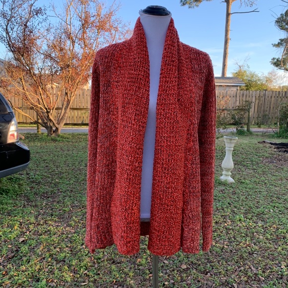 New Directions Open Front Knit Cardigan Size L - Picture 1 of 5